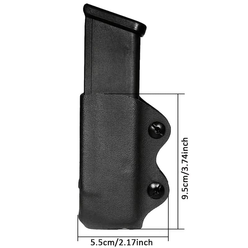 1pc Tactical 9mm Single Polymer Magazine Pouch (Pre-Order)
