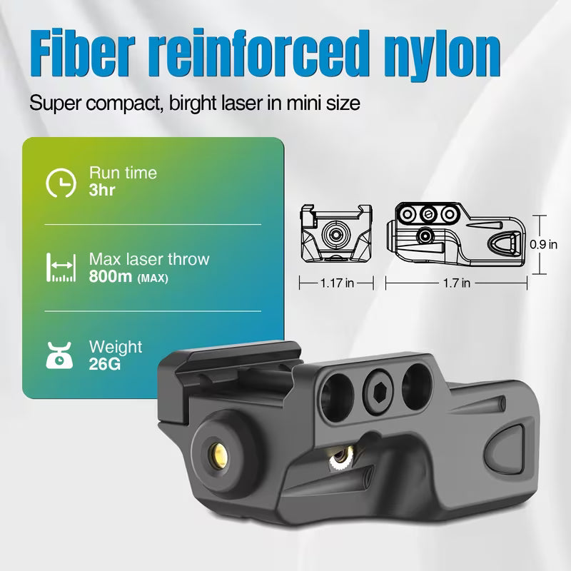 PhantomBeam – Low Profile Multi-Color Laser Sight (Pre-Order)