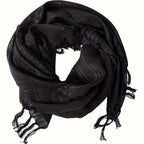 Windproof Fringe Plaid Scarf (Pre-Order)