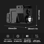 ViperBeam – Compact USB-C Rechargeable Laser Sight