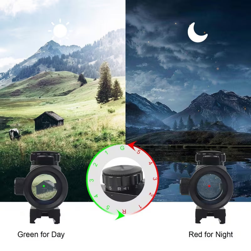 DualSight – Tactical Red/Green Reflex Scope (1x40mm)  (Pre-Order)