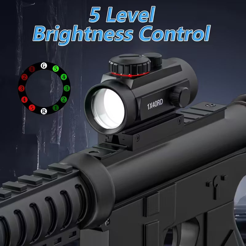 DualSight – Tactical Red/Green Reflex Scope (1x40mm)  (Pre-Order)
