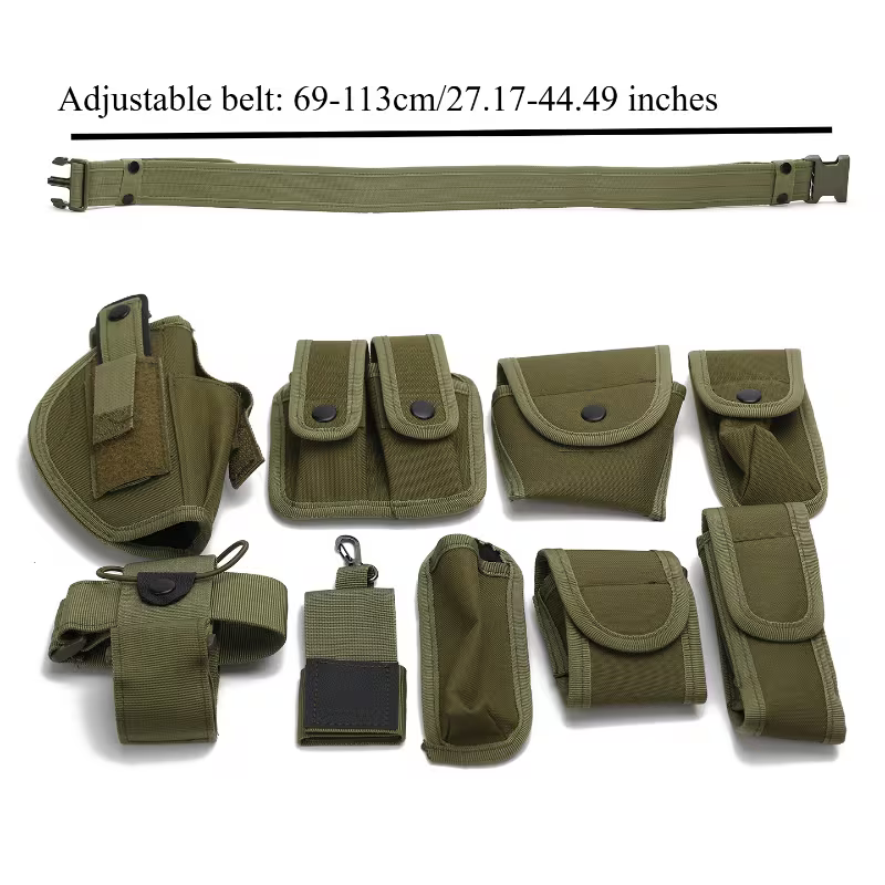 Multi-Functional Tactical Nylon Belt Set (Pre-Order)