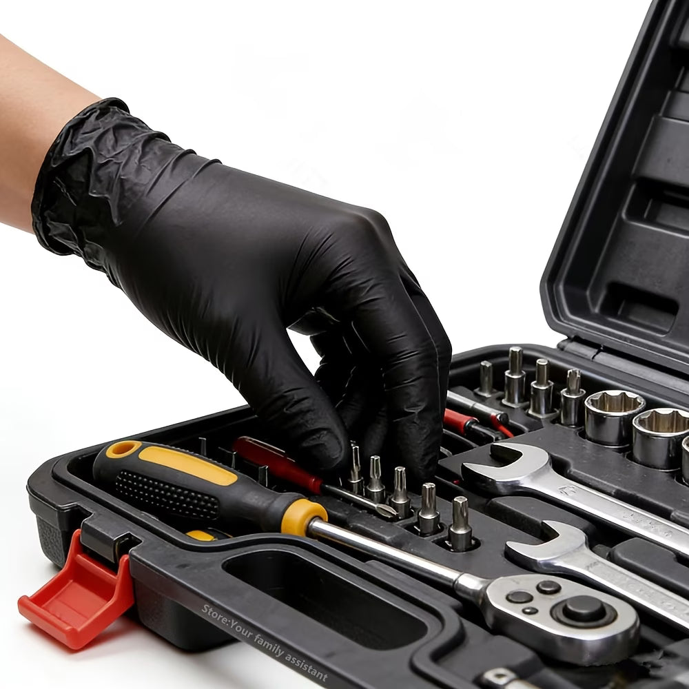 BlackShield Nitrile Gloves – Powder-Free Protection (Pre-Order)