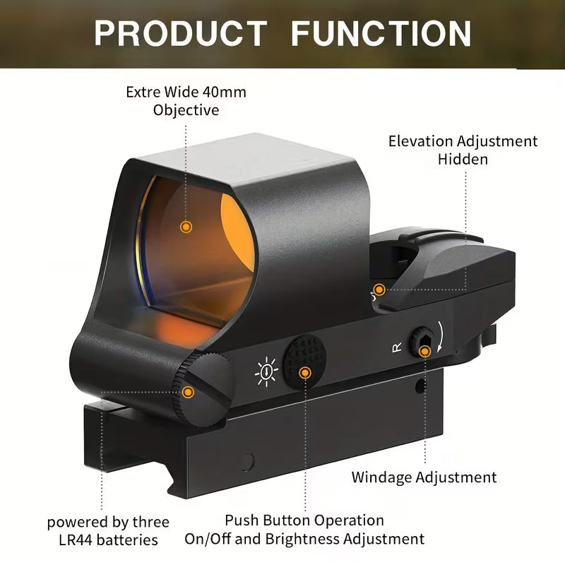 HoloStrike – Tactical Holographic Red Dot Sight (Pre-Order)
