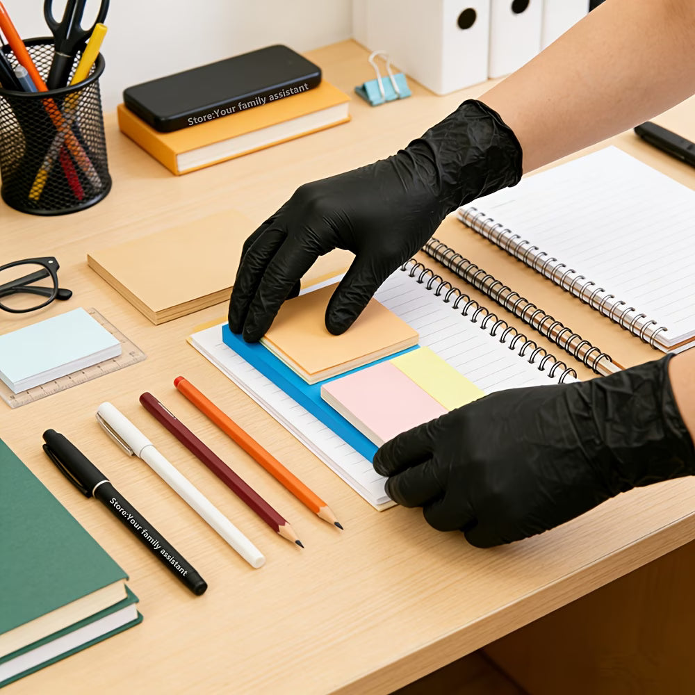 BlackShield Nitrile Gloves – Powder-Free Protection (Pre-Order)